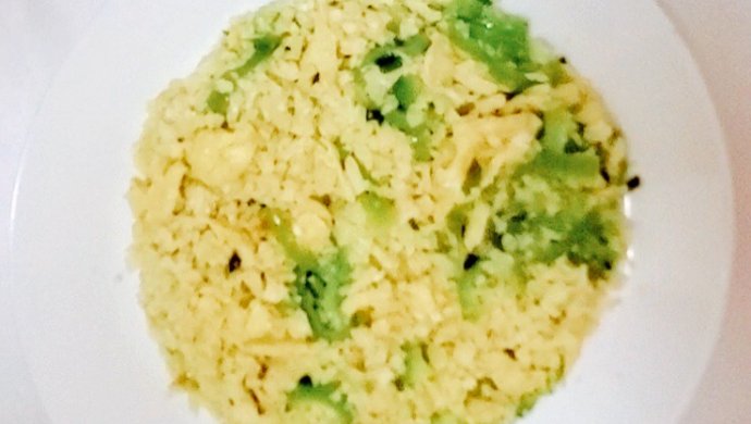 【生酮饮食・真酮】花椰菜蛋炒饭(减肥食谱,跟着一起瘦)