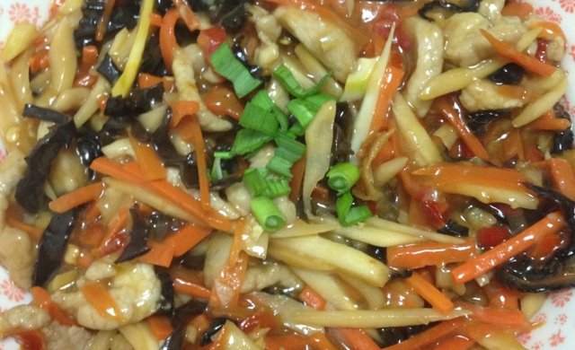 健康饮食之鱼香肉丝