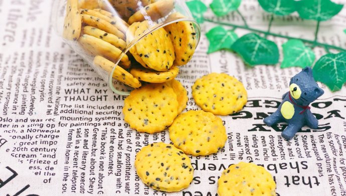 黑芝麻苏打饼干