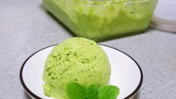 清凉夏日之自制抹茶冰激凌