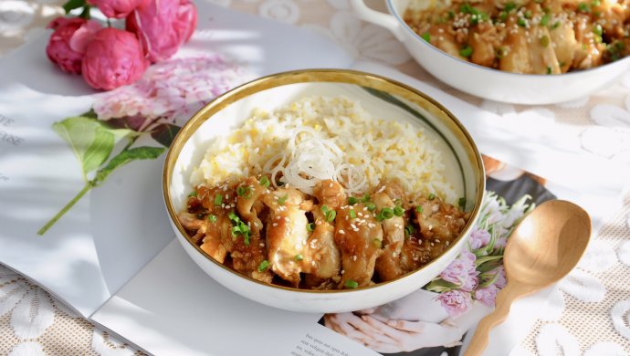 照烧鸡腿饭