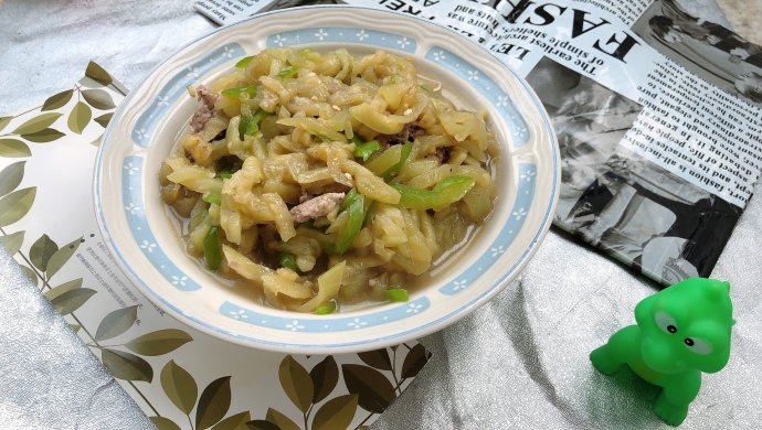 肉糜茄丝炒青椒