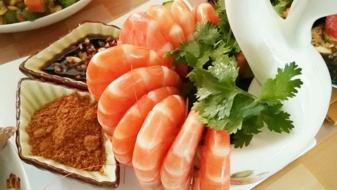 双味白灼虾