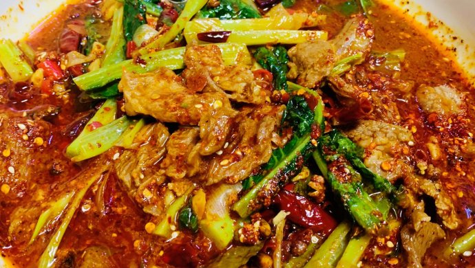 爆汗麻辣水煮牛肉
