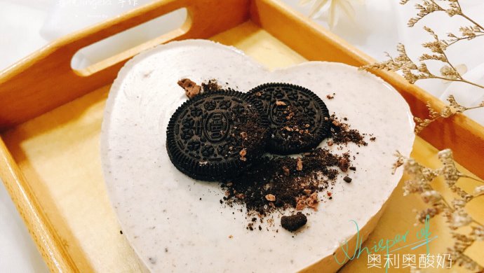 不用烤箱｜巧克力味奥利奥酸奶慕斯蛋糕