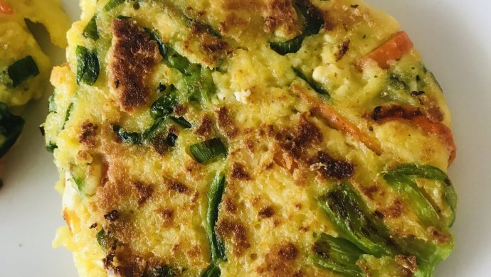 素菜豆腐饼
