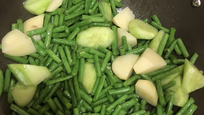 豇豆耙耙菜