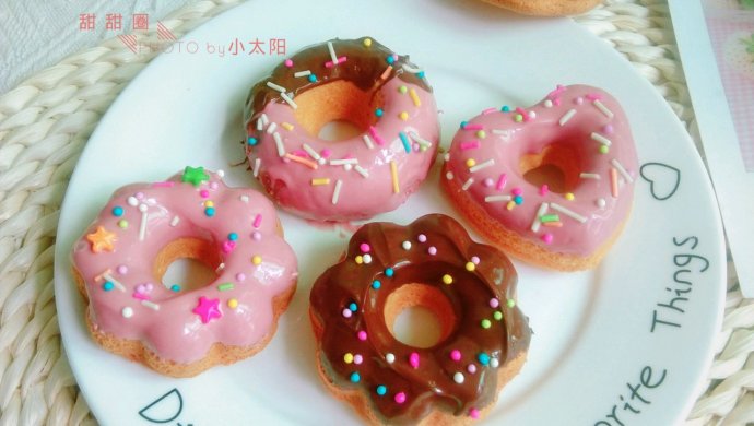 不油炸不加泡打粉做出松软可口的甜甜圈