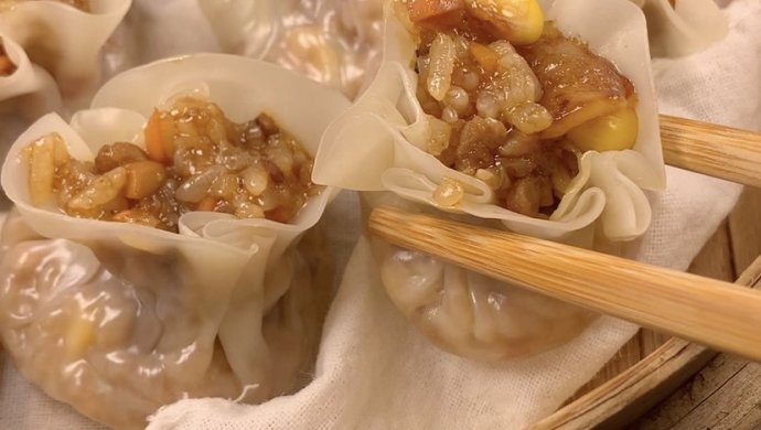 家庭版糯米烧卖