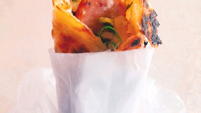 咖喱芝士手抓饼（豪华手抓饼）