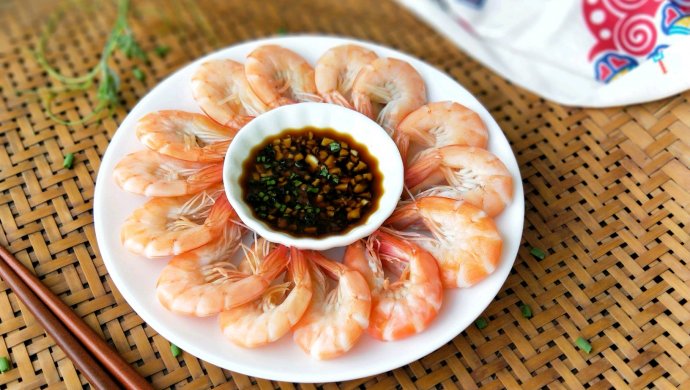 原汁原味白灼虾