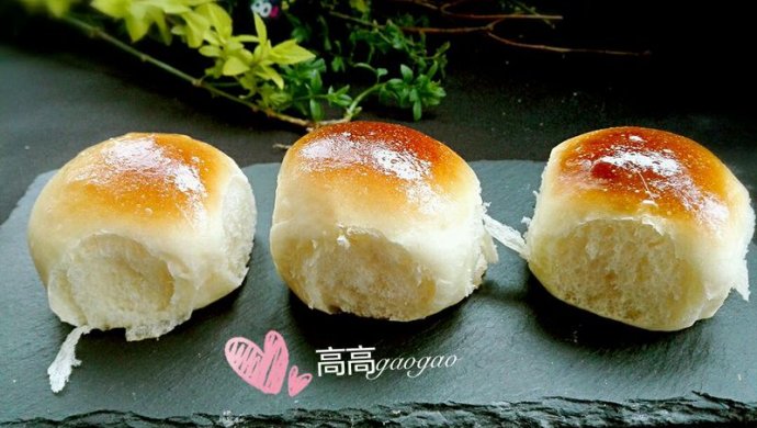普通面粉做的柔软小餐包
