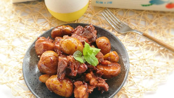 吉祥如意~栗子烧鸡腿