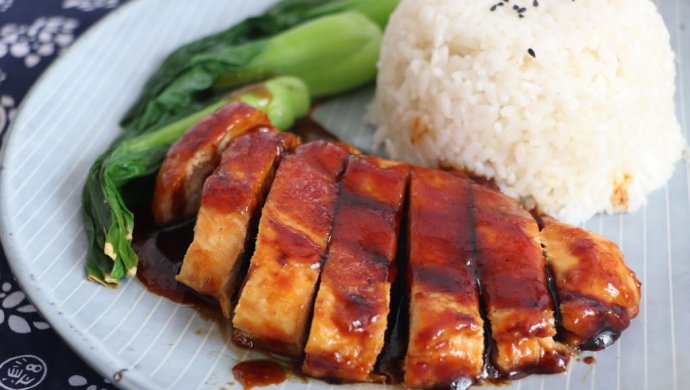 照烧鸡排饭