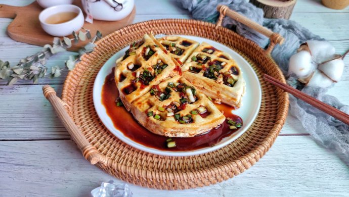 华夫饼机版铁板豆腐