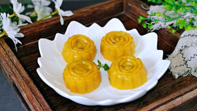 南瓜月饼～无需烤箱