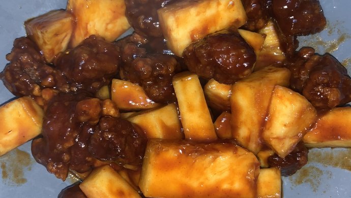 酸甜酥脆的菠萝古老肉