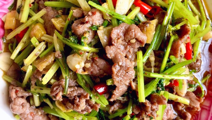 小炒双椒牛肉