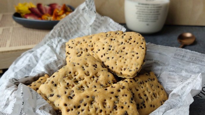 奇亚籽黑胡椒苏打饼干