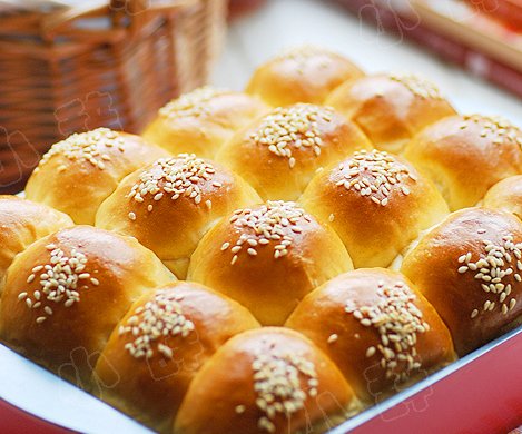 蜂蜜牛奶小餐包