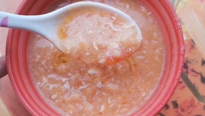 宝宝辅食 ―西红柿鸡蛋面疙瘩
