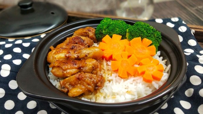蜜汁照烧鸡腿饭