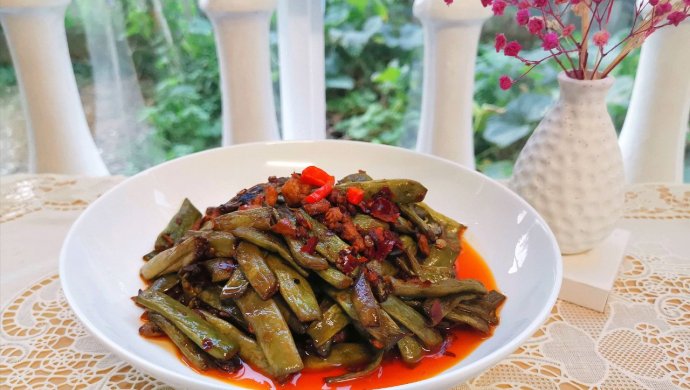 菜肴类：干煸四季豆