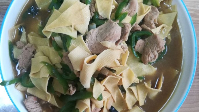 尖椒干豆腐