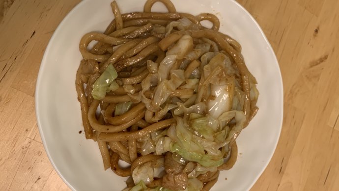 炒乌冬面