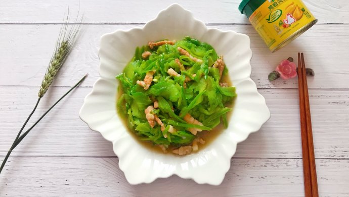 肉炒苦瓜片