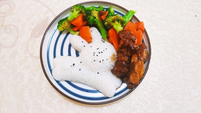 照烧鸡腿饭