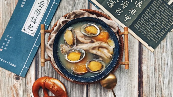 哈密瓜鲍鱼鸡爪汤