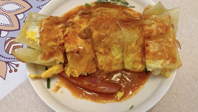 秘制酱汁烤冷面
