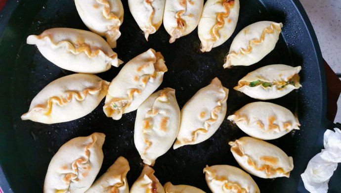 素食皮皮虾煎饺