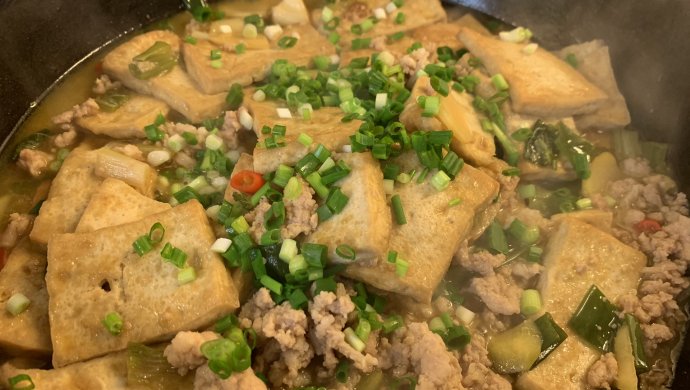 家常肉沫豆腐
