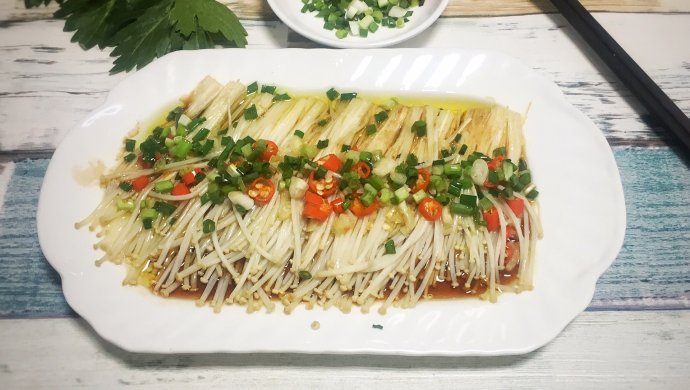 美味瘦身金针菇-桓桓爸出品