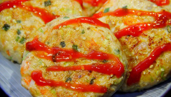 孜然鸡胸虾饼?瘦身必备