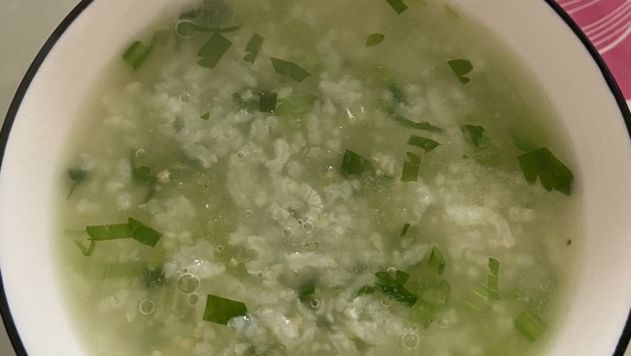 瘦身芹菜粥