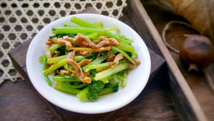 芹菜炒肉丝