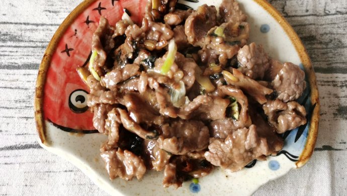 紫苏炒牛肉