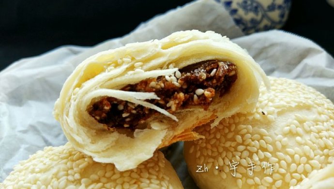 高筋面粉版的酥糖火烧