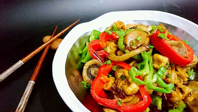 蚝油杏鲍菇口蘑-蜜桃爱营养师私厨-吃素食低卡减肥健身抗癌