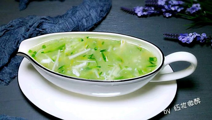 干贝青瓜羹
