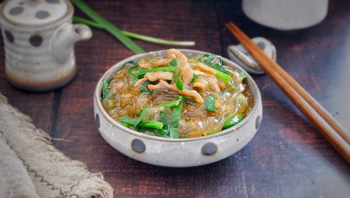 韭菜炒粉条