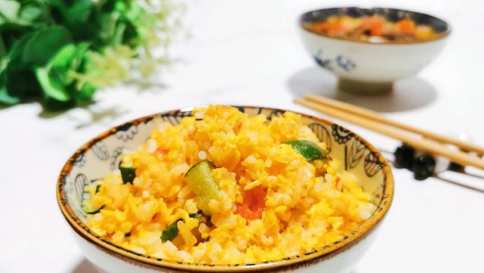 【炒】蔬菜黄金蛋炒饭
