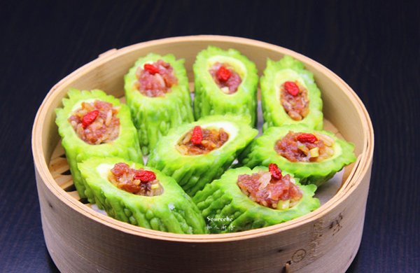 夏天清热解暑,蒸酿苦瓜