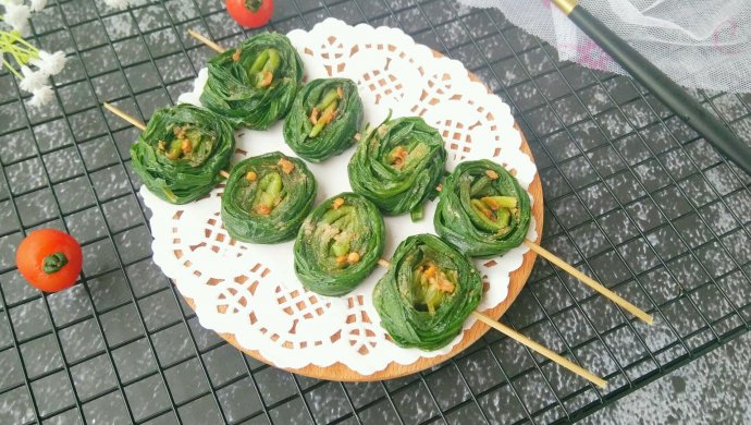 香烤韭菜卷