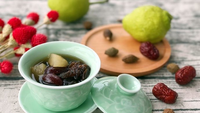 清热利咽 胖大海梨子茶
