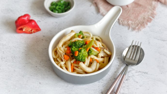 菌蔬素乌冬
