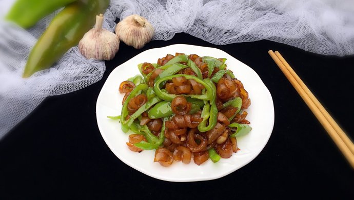 尖椒肉皮丝